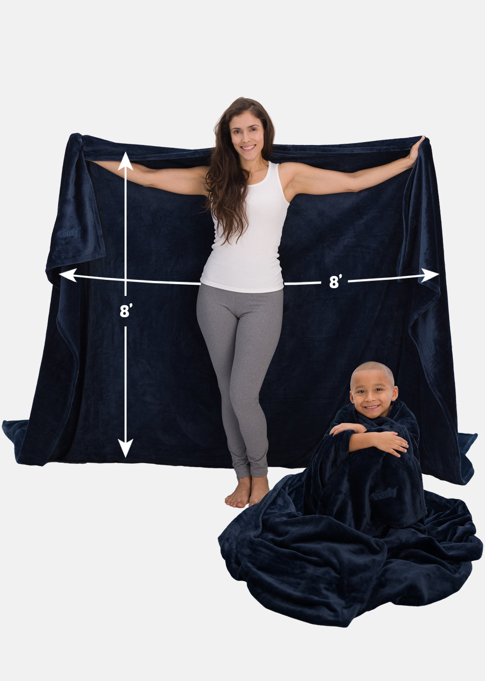 The Comfy Dream Big Blanket Blue