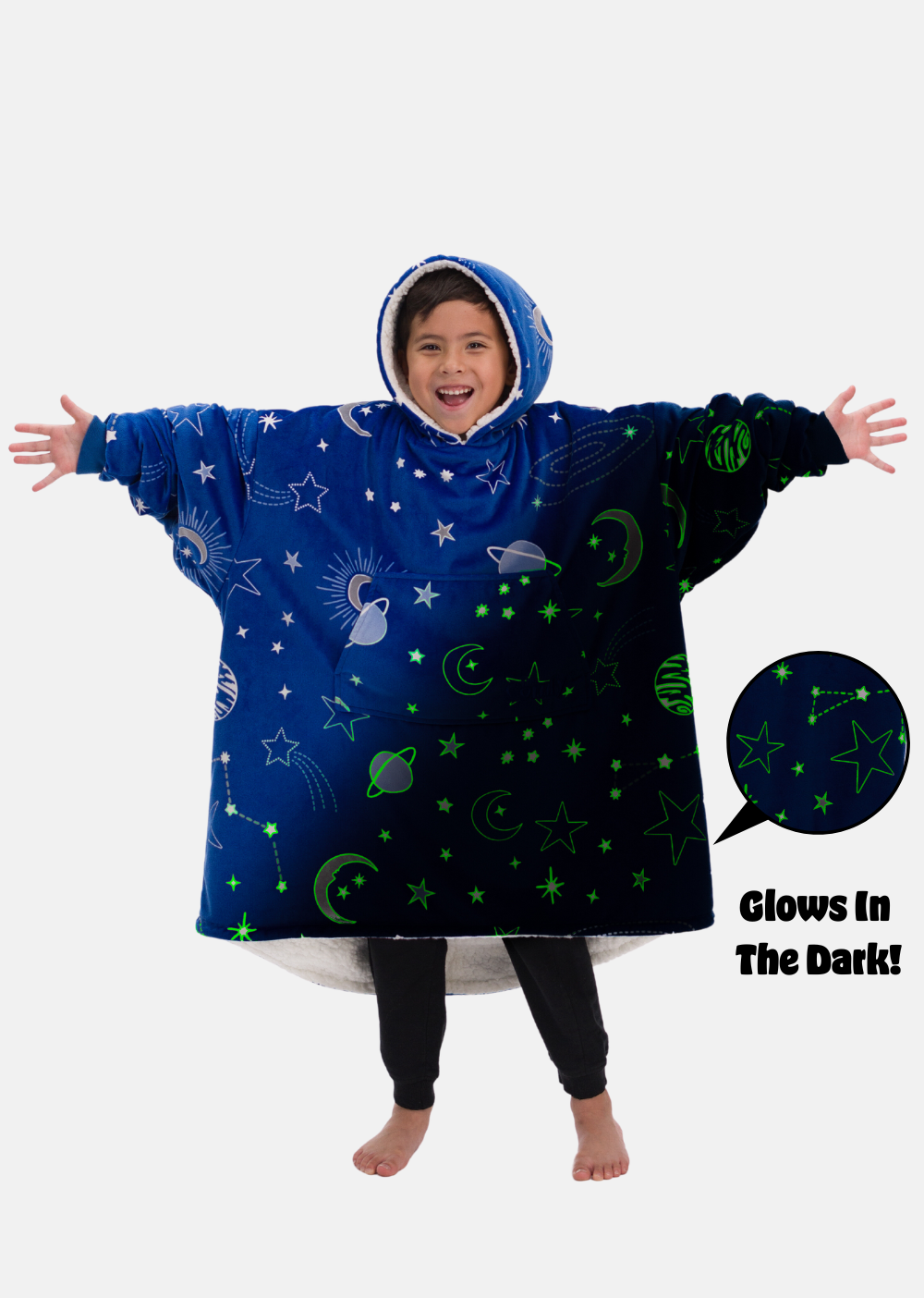 Blue Glow Outer Space