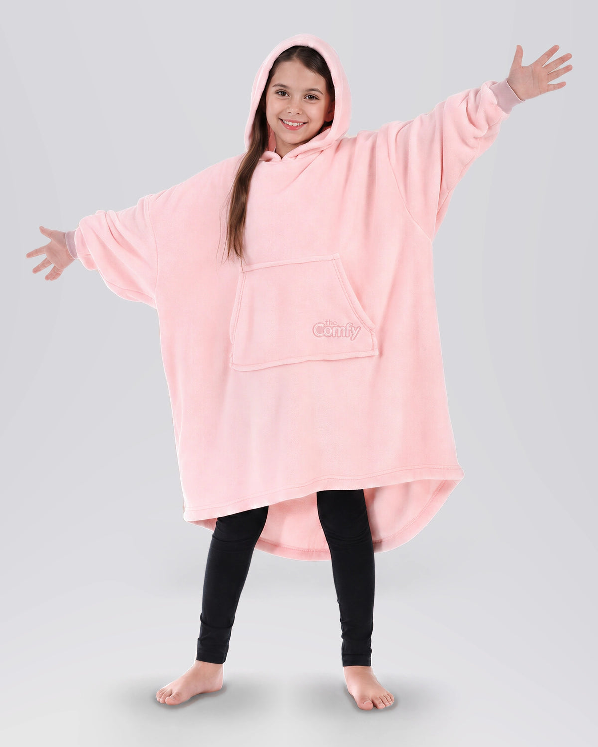 Model wearing The Dream Jr. in Blush, full-length hero view.