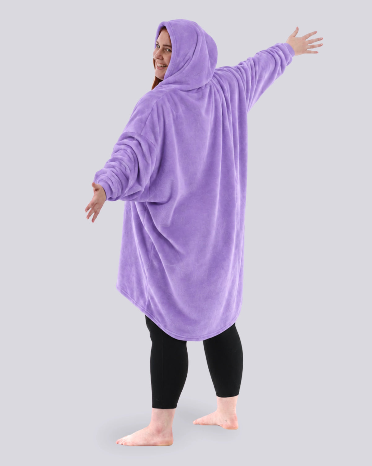 Back view of a model wearing The Dream in Purple.