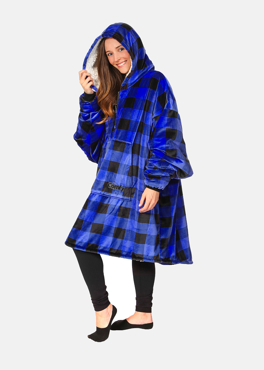 blue plaid