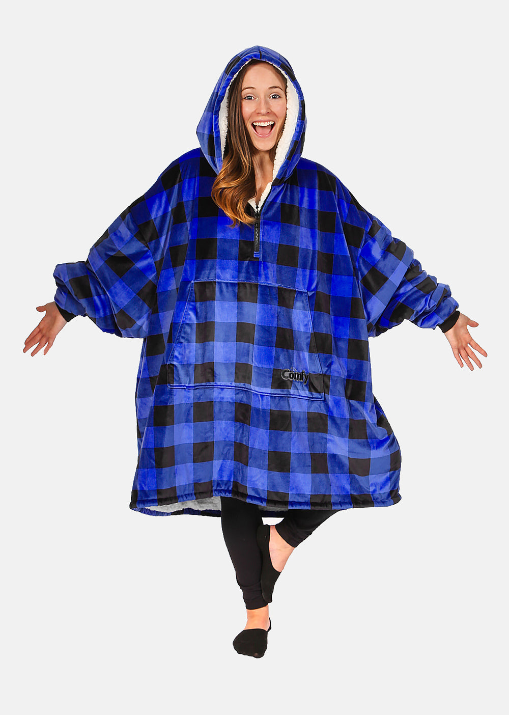 blue plaid