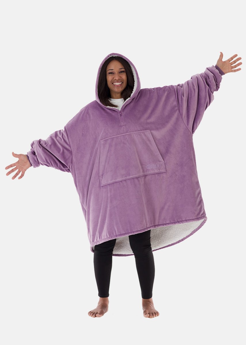 The Comfy Original Quarter Zip - Violet