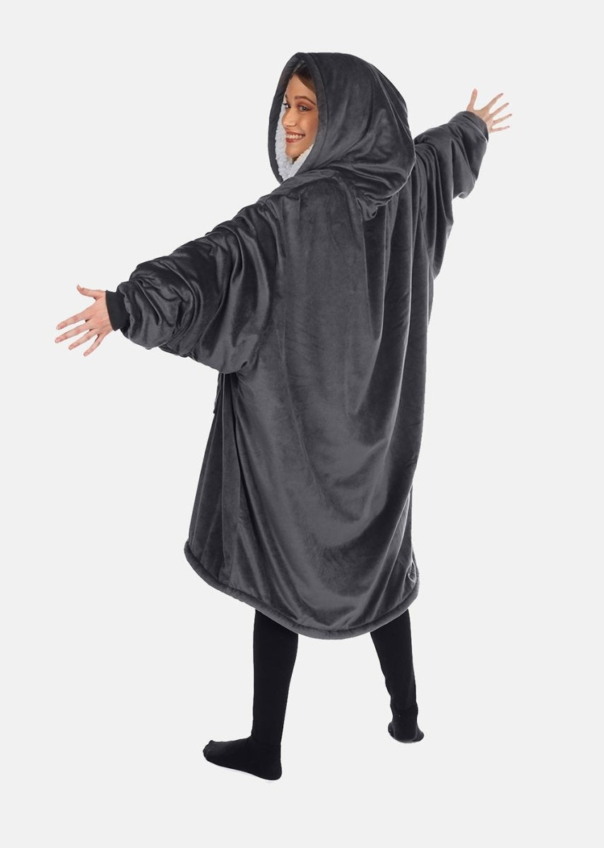 The Comfy Original Quarter Zip - Charcoal