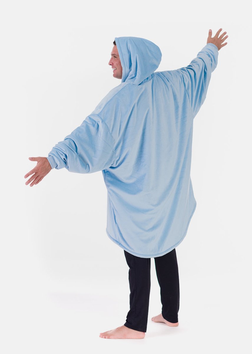 The Comfy Original Quarter Zip - Sky Blue