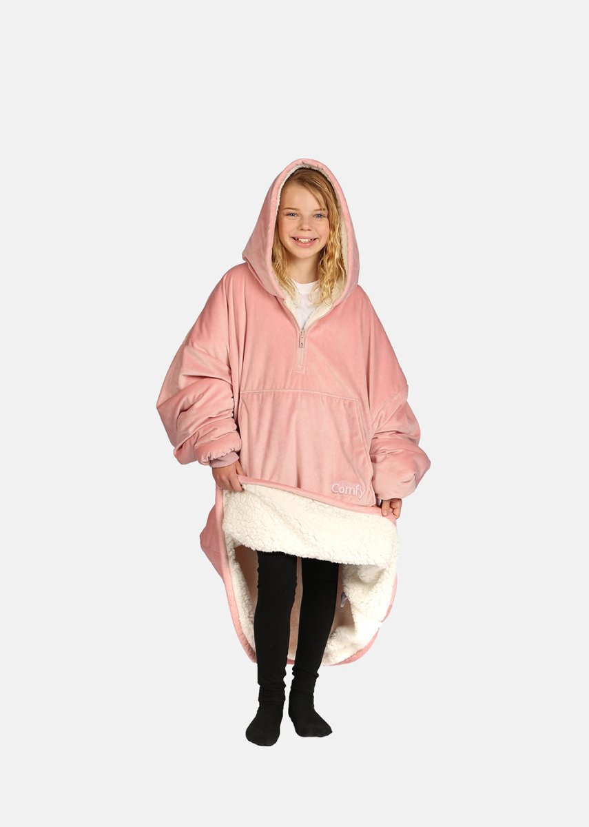 The Comfy Original Quarter Zip - Blush