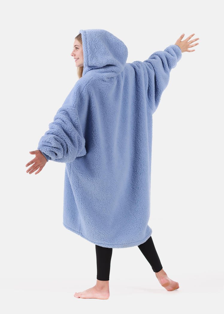 The Comfy Teddy Bear Quarter-Zip - Denim