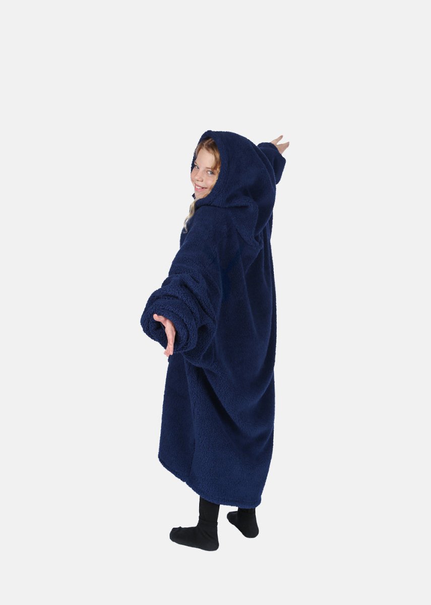 The Comfy Teddy Bear Quarter-Zip - Navy