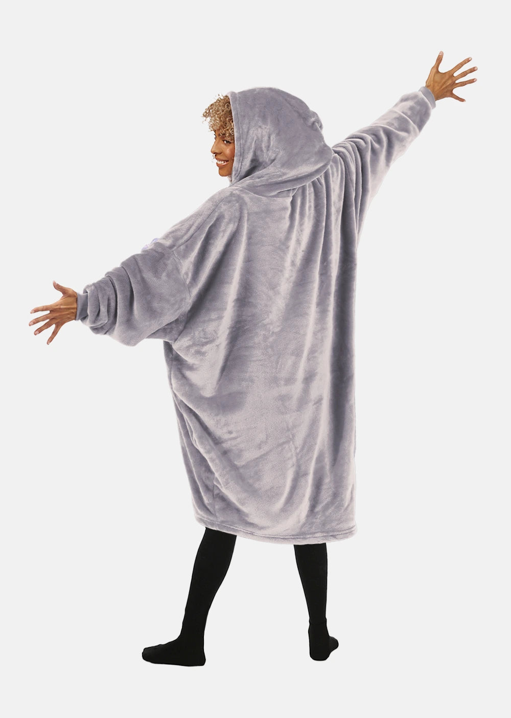 The Comfy Dream Quarter Zip in Gray_3