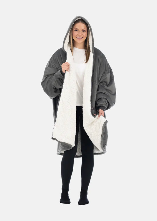 Woman wearing The Comfy Original Full Zip