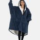 Woman waving wearing The Comfy Original Full Zip