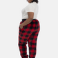 The Comfy Dream Pants - Red Plaid