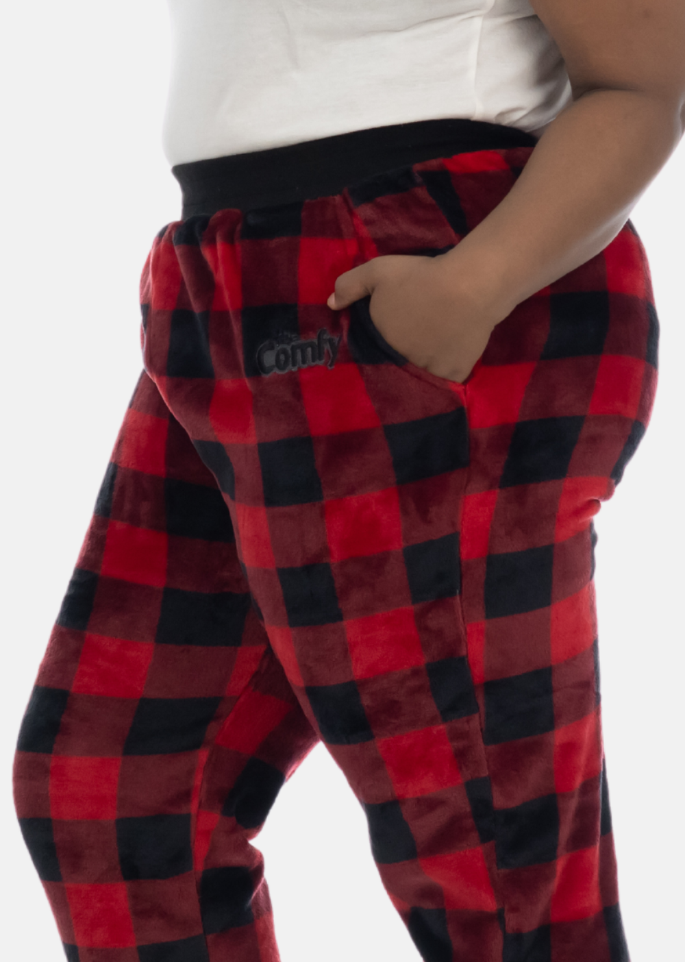 The Comfy Dream Pants - Red Plaid