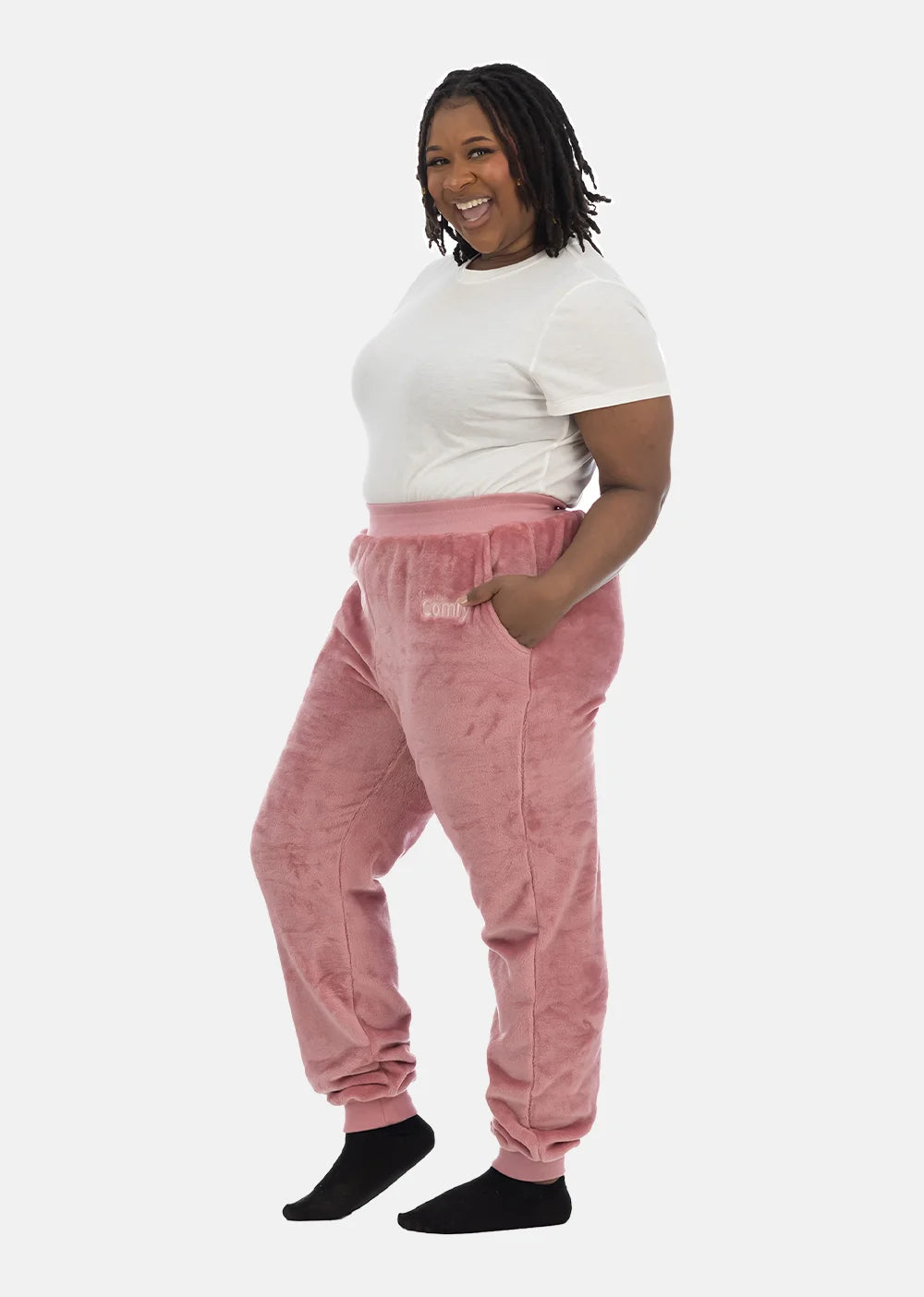 The Comfy Dream Pants - Dark Blush