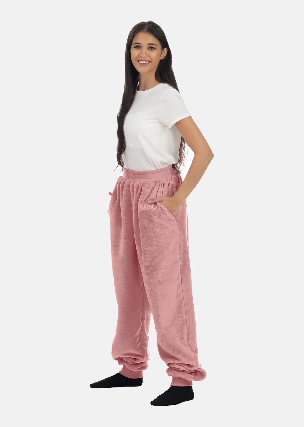 The Comfy Dream Pants - Dark Blush