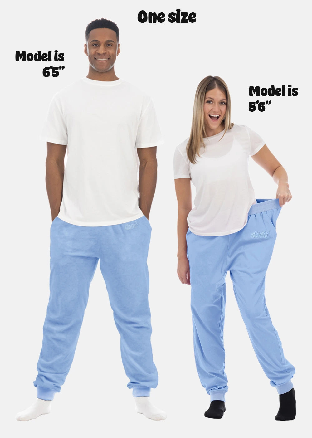 The Comfy Breeze Pants Sky Blue