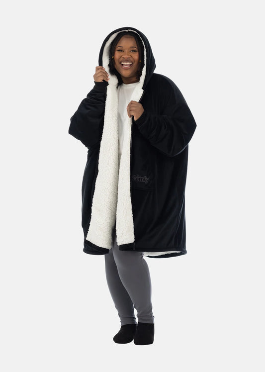 Woman wearing The Comfy Original Full Zip