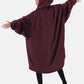 Woman showing the back of The Comfy Original Full Zip