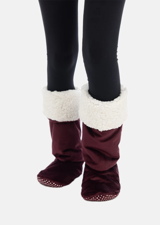 The Comfy For Your Feet - Burgundy 