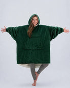 The Original wearable blanket in Dark Green, shown full length with its oversized fit and plush CloudSherpa™ lining.