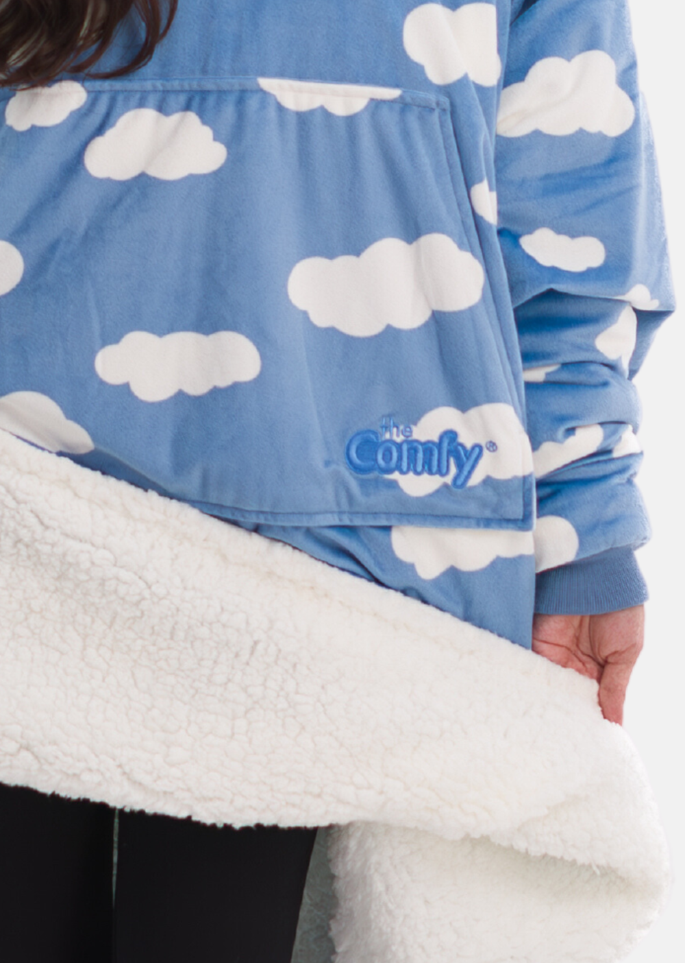 Keep yourself warm and cozy with this giant oversized wearable blanket –