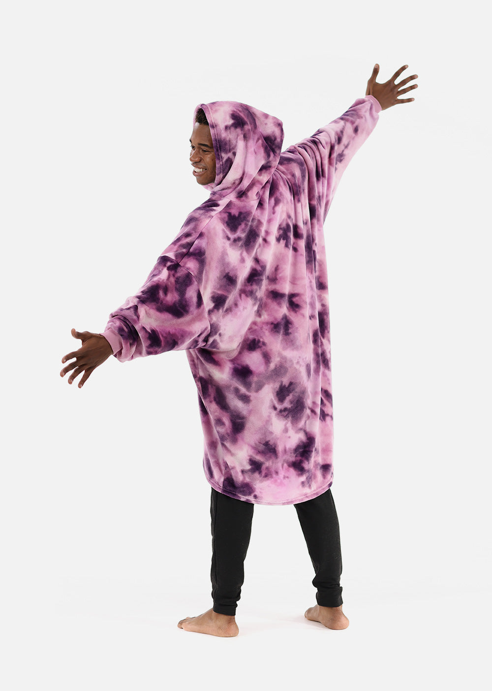  THE COMFY Dream  Oversized Light Microfiber Wearable Blanket,  Seen on Shark Tank, One Size Fits All, (Heather Purple) : Home & Kitchen