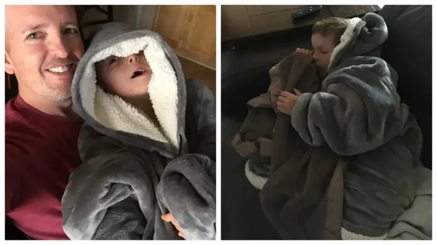 Comfy owner with son