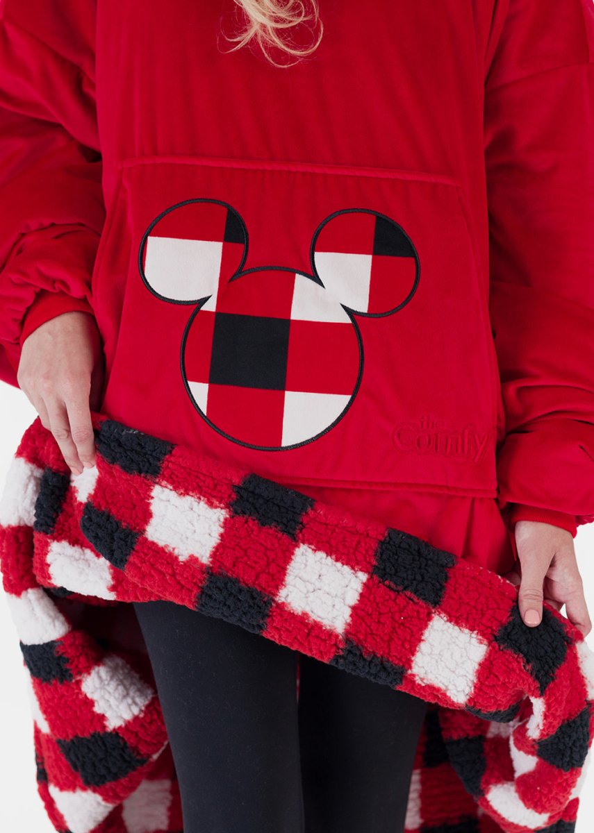 The Comfy Original Characters - Disney Mickey Mouse Red Plaid