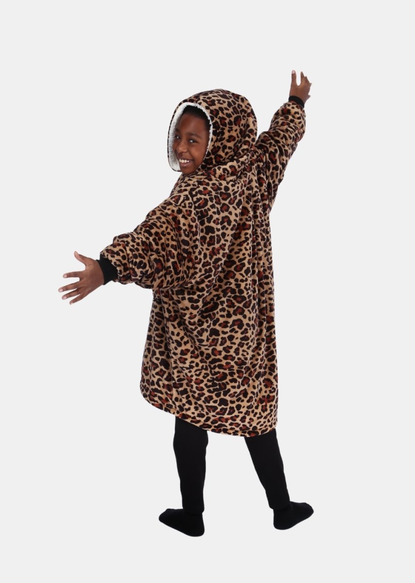 Leopard comfy blanket online sweatshirt