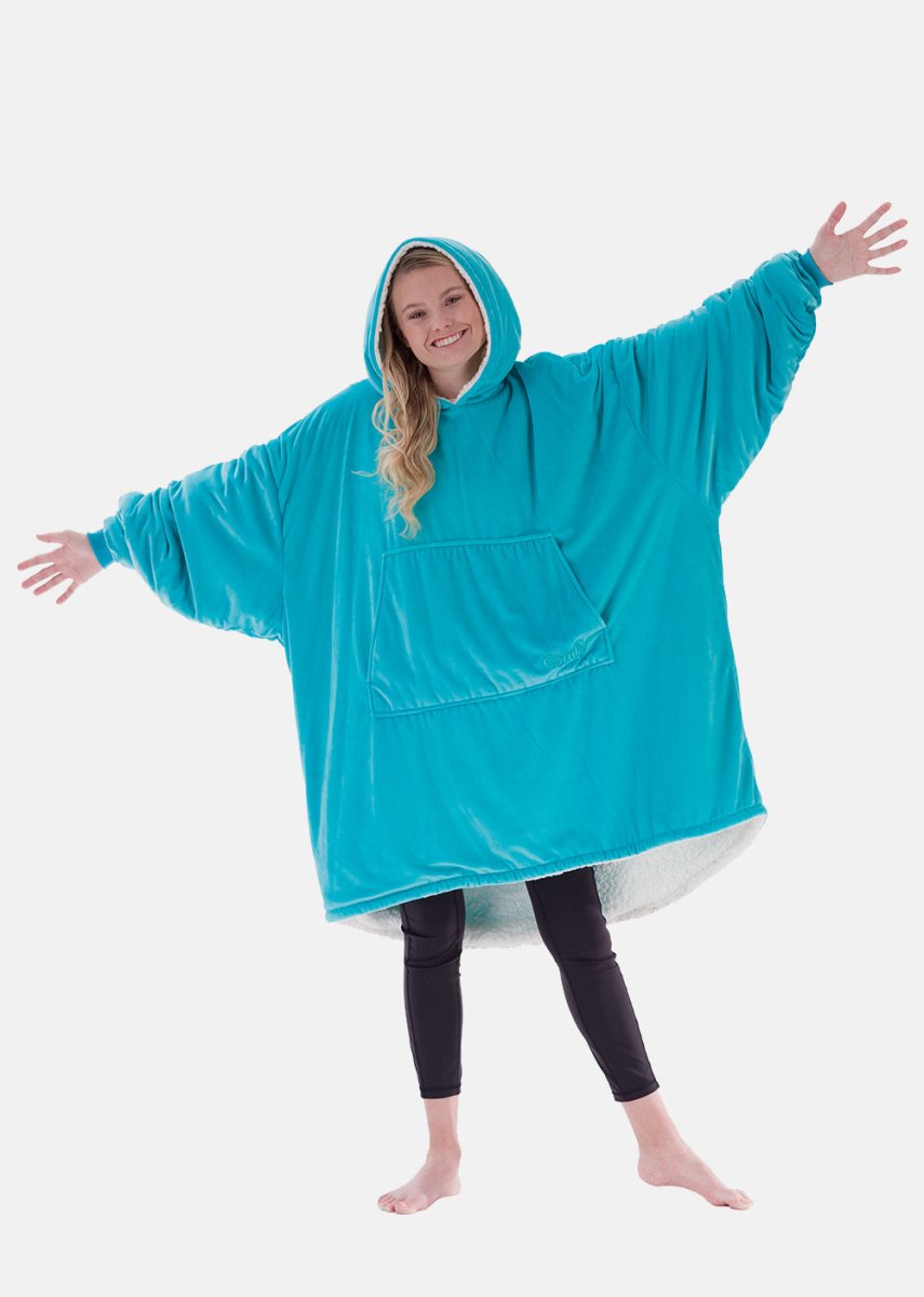 Blanket Sweatshirt Wearable Zip Up Blanket Hooded Blanket Comfy