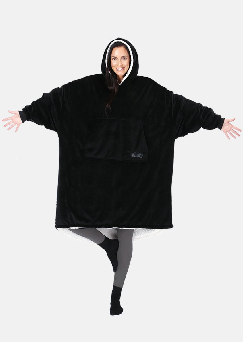 THE COMFY Original | Oversized Microfiber & Sherpa Wearable Blanket, Seen  On Shark Tank, One Size Fits All